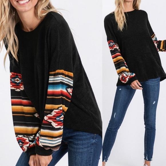 Last 1! Aztec long sleeve  sweater - Picture 4 of 6